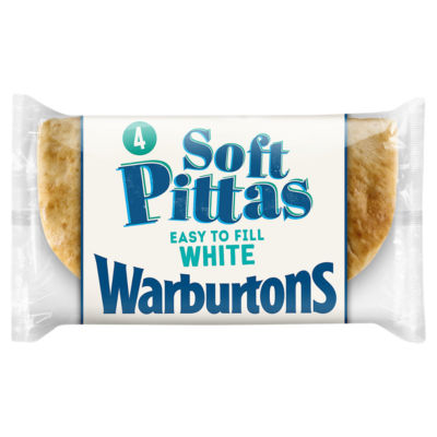 Warburtons Soft Pitta's 4pack