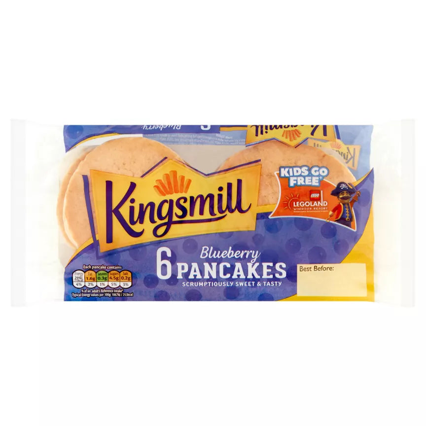 Kingsmill Blueberry Pancakes 6pk