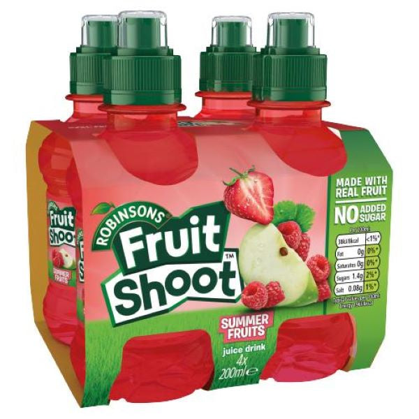 Fruit Shoot Summer Fruits 200ml x 4