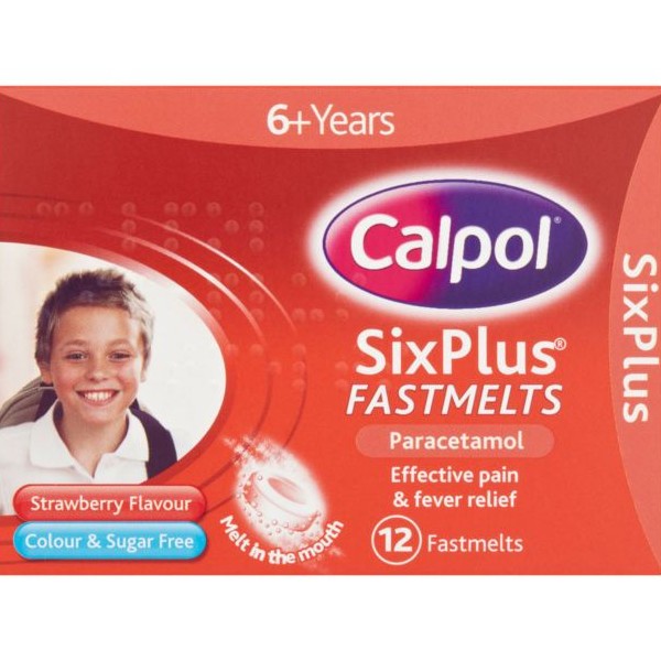 Calpol Fastmelt Tablets 6+ Years 12s