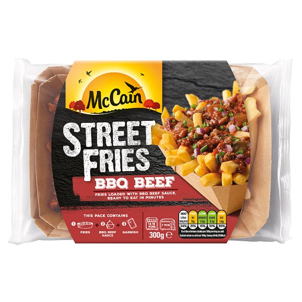 MCCAIN STREET FRIES BBQ BEEF 300g