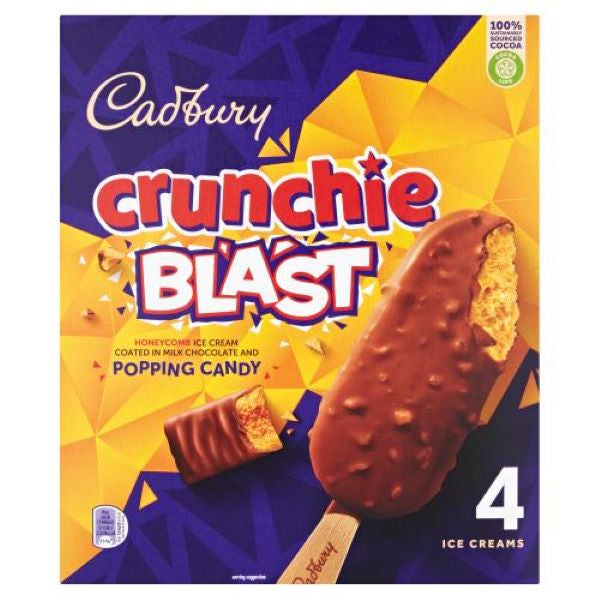 Cadbury Crunchie Blast 4pk 360ml
