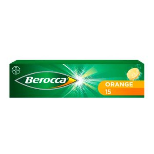 Berocca Orange Effervescent Tablets 15S