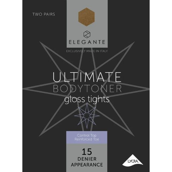 Elegante Ultimate B.Toner Tights 2PP - Tivoli - Small
