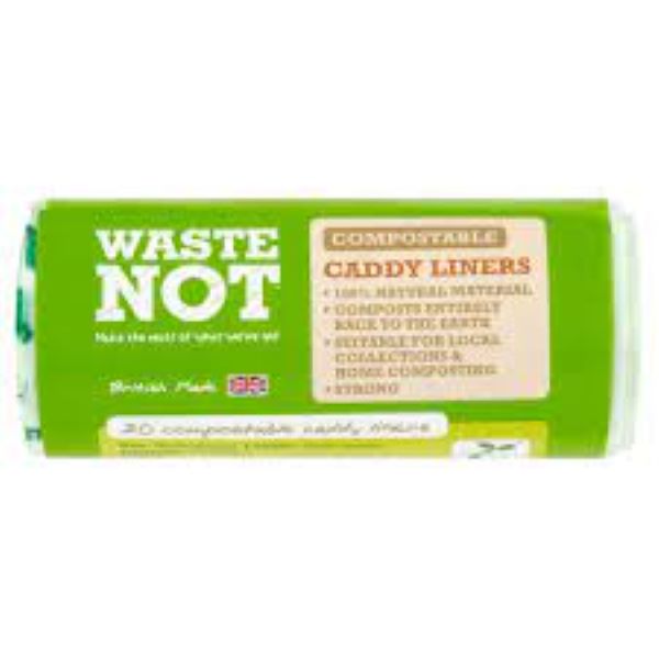 Waste Not Compostable Caddy Liners 10L 20PK