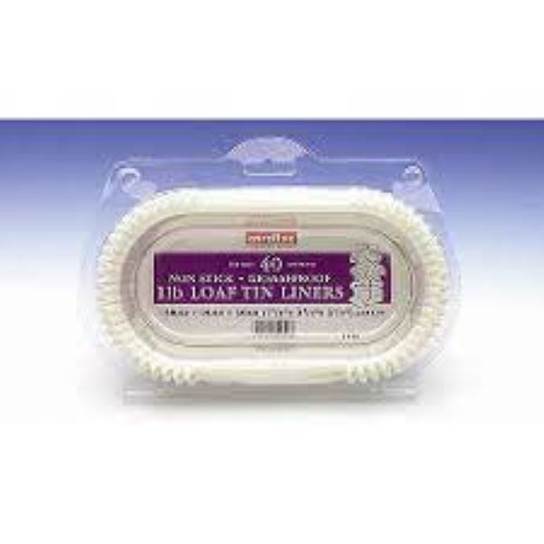 Caroline 40 Loaf Tin Liners 1lb