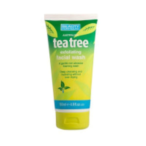 Beauty Formulas Exfoliating Face Wash Tea Tree 150ml