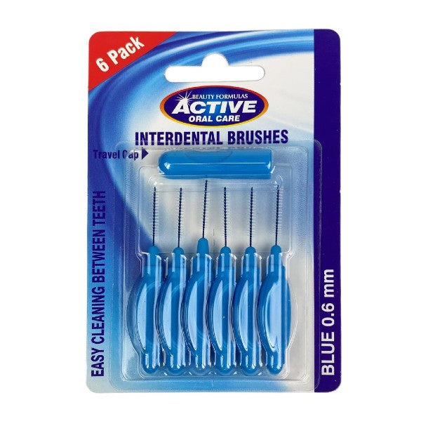 Beauty Formulas Interdental Brushes 6pk 0.60mm