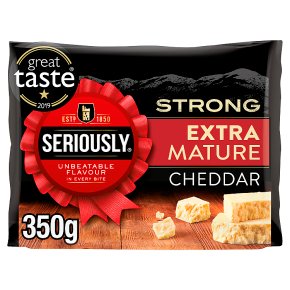 Seriously Strong Extra Mature White Cheddar 350G