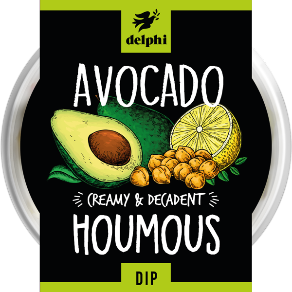 Delphi-Avocado Houmous Dip 150g