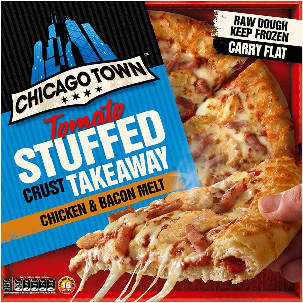 Chicago Town Takeaway Large Stuffed Crust Chicken & Bacon 640G