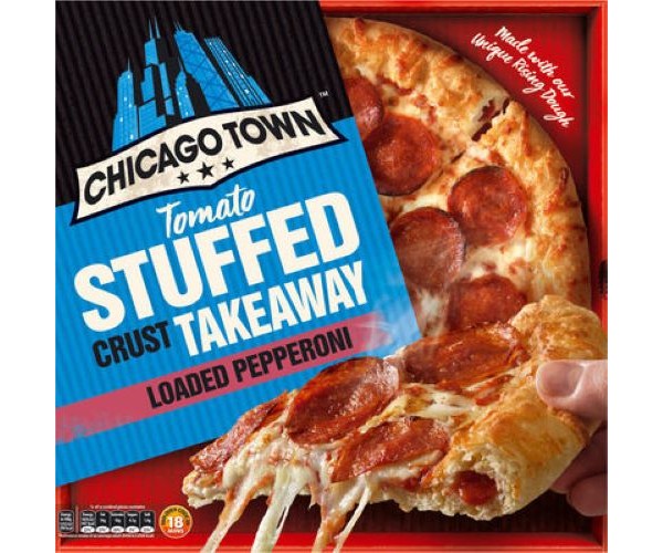 Chicago Town Takeaway Pepperoni Pizza 645g