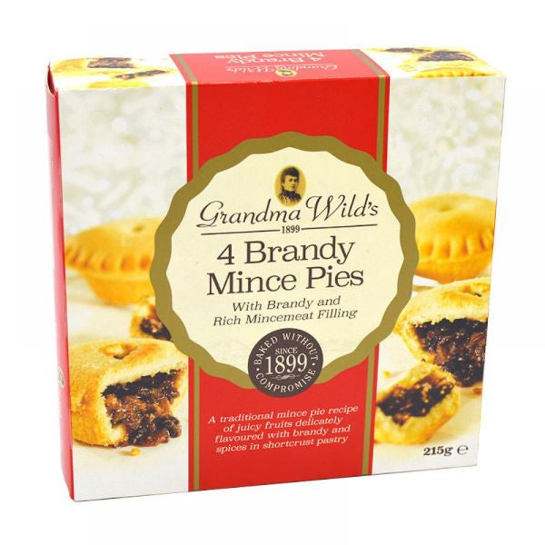 Gma Wild's Luxury Brandy Mincemeat Pies 4pk