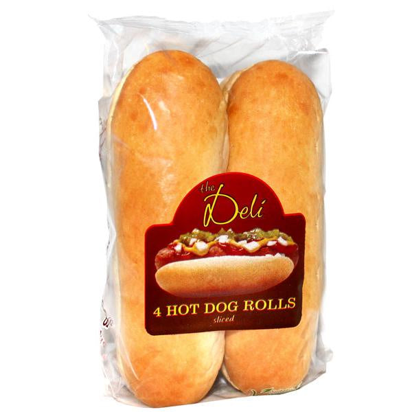 The Deli Hot Dog Rolls 4PK