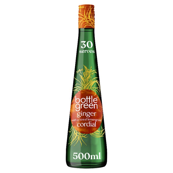 Bottle Green Ginger & Lemongrass Cordial 500ML