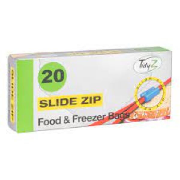 Tidyz Sandwich Bags Slide Zip 20pk