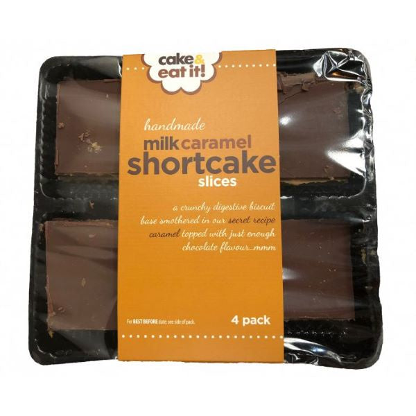 Cake & Eat it Milk Caramel Shortcake slices x4