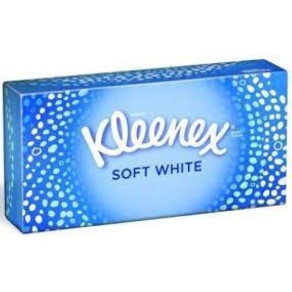 KLEENEX BOX TISSUES SOFT WHITE 2PLY x70
