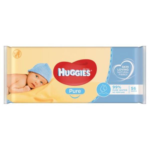 Huggies Babywipes Pure x 56