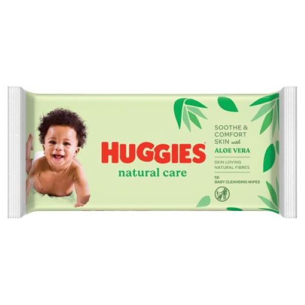 Huggies Baby Wipes Natural Care x 56