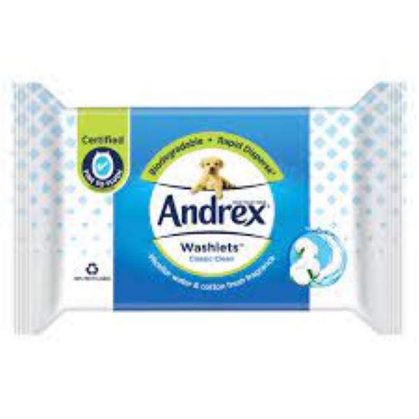 Andrex Classic Clean Washlets X36