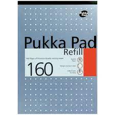 Pukka A4 Metallic Refill Pad blue