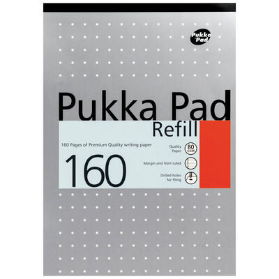 Pukka A4 Metallic Refill Pad grey
