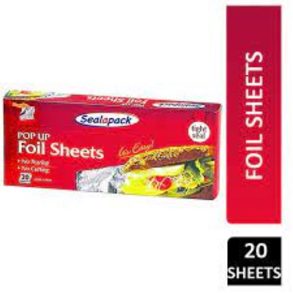 Sealapack Pop-Up Foil Sheets 35x25cm Pack 20