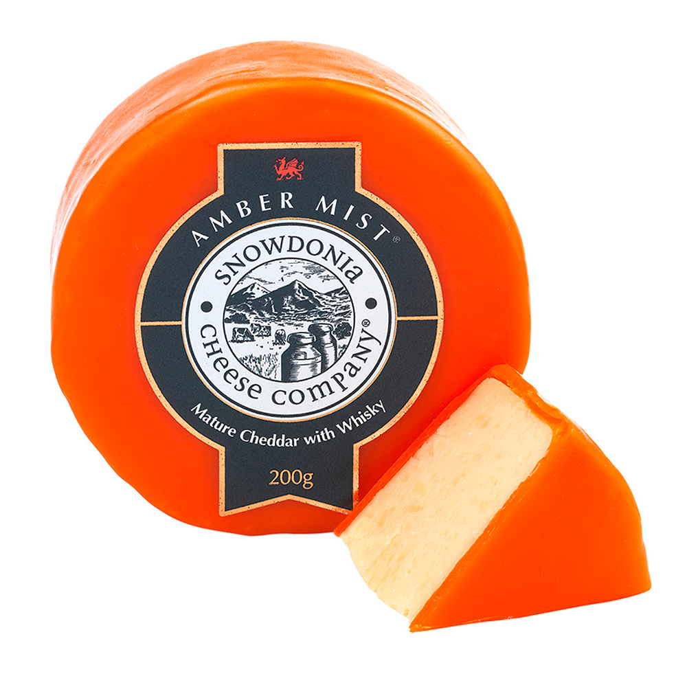 Snowdonia Amber Mist Waxed Cheese 200g