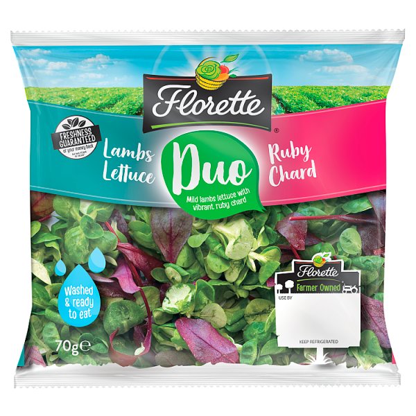 Co Op Florette Duo Lambs Lettuce & Ruby Chard