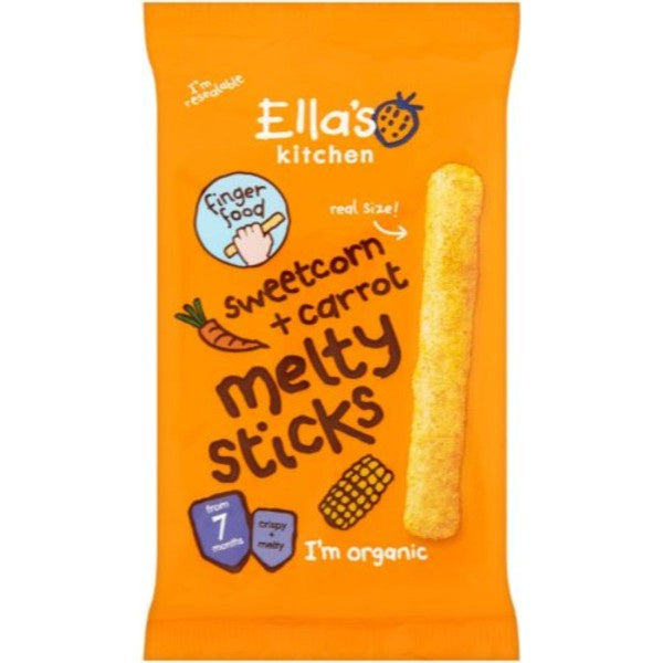 Ella's Melty Sticks - Sweetcorn & Carrot 17g