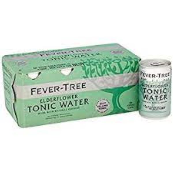 Fever Tree Elderflower Tonic Water 150ml x 8