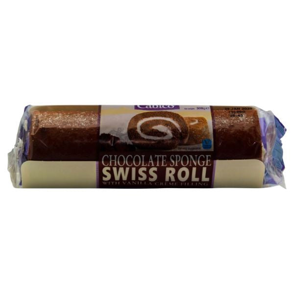 Cabico Chocolate Swiss Roll 300g