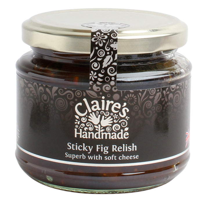 Claires Sticky Fig Relish 200g