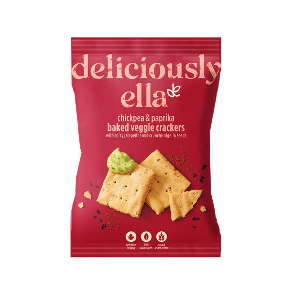 Deliciously Ella Chickpea & Paprika Crackers
