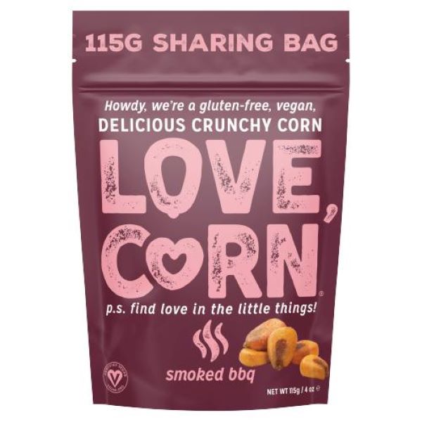 Love Corn Smoked BBQ Crunchy Corn 115g