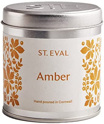 St Eval Amber Tin Candle