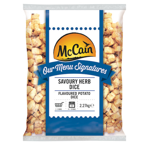 McCain Menu Signatures Savoury Herb Dice 2.27kg