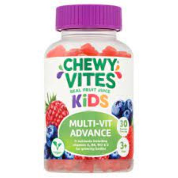 Chewy Vites Kids Multivitamin Advance 30S.