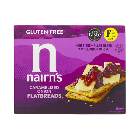 Nairn's GF Caramelised Onion Flatbreads 150g