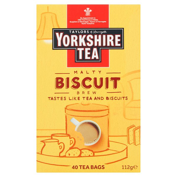 Taylors Of Yorkshire Biscuit Brew Teabags 40pack