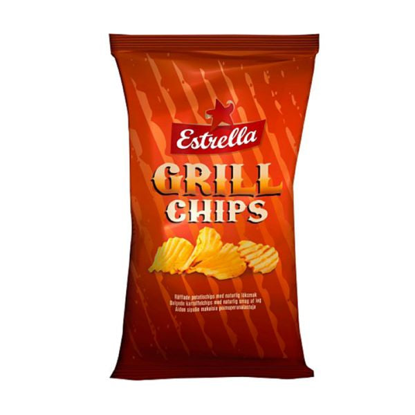 Estrella Grillchips Onion Crisps 175g