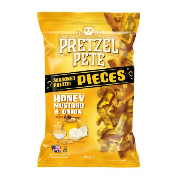 Pretzel Pete Pretzel Pieces Honey Mustard 160g