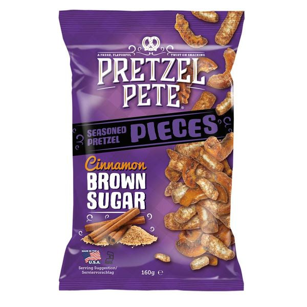 Pretzel Pete Cinnamon Brown Sugar 160g