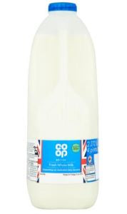 Co Op 4 pt Whole Fresh Milk
