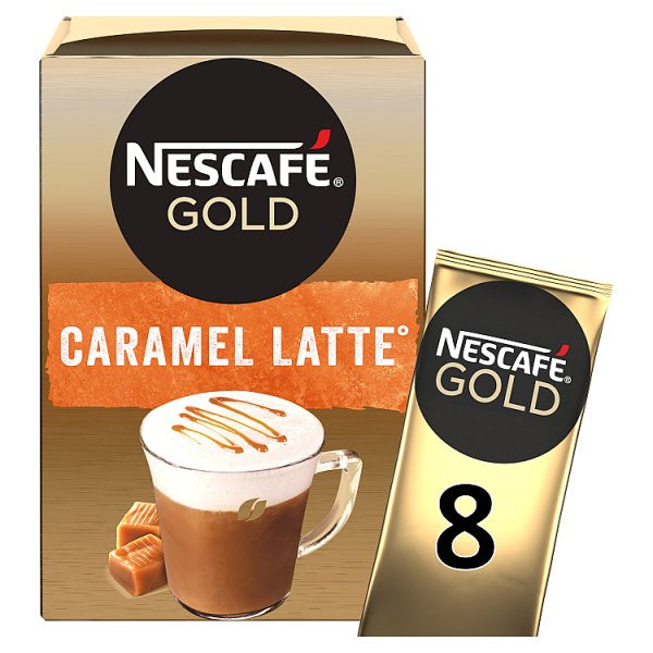 Nescafe Gold Caramel 8 Sachets 136G