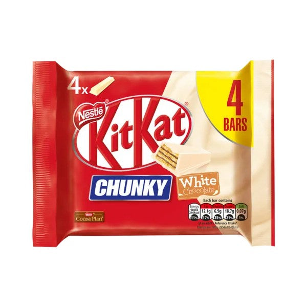 Nestle Kit Kat Chunky White 4pk *