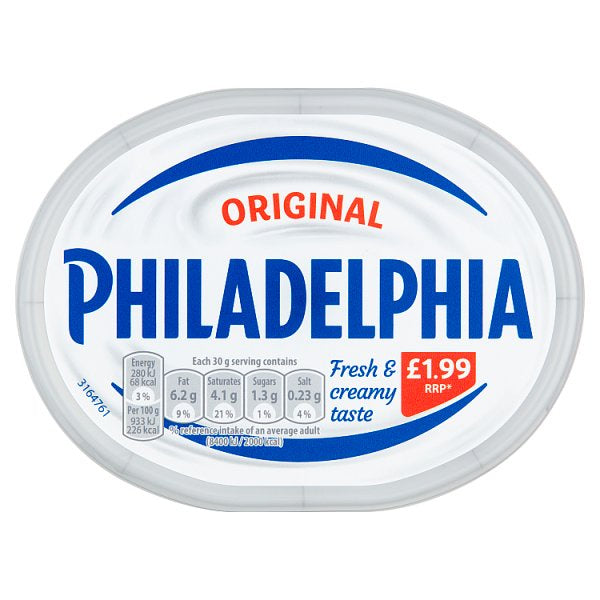 Philadelphia Plain 165g  PM£2.25