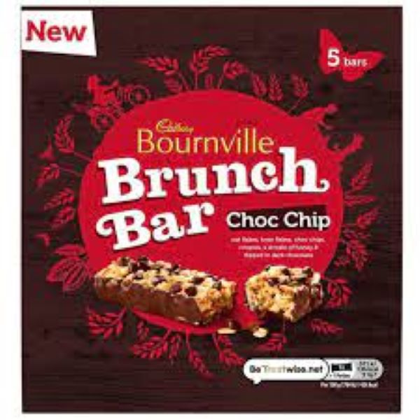 Cadbury Brunch Bar Bournville 5pack 160g