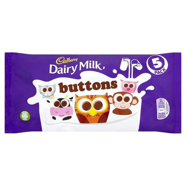 Cadbury Dairy Milk Buttons 70g 5pk